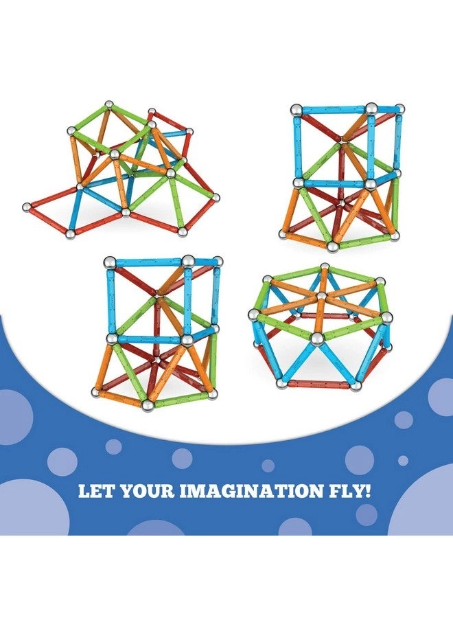 Magnetic Sticks and Balls Building Set - 127 pcs