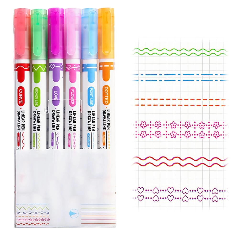 drkicsy Highlighter Pen - Multicolor Chisel