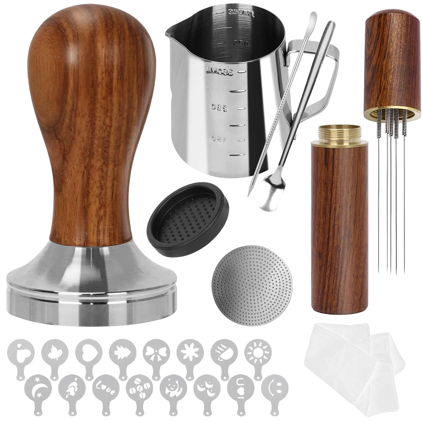 51mm Coffee Tamper - 24PCS 316stainlesss Kit