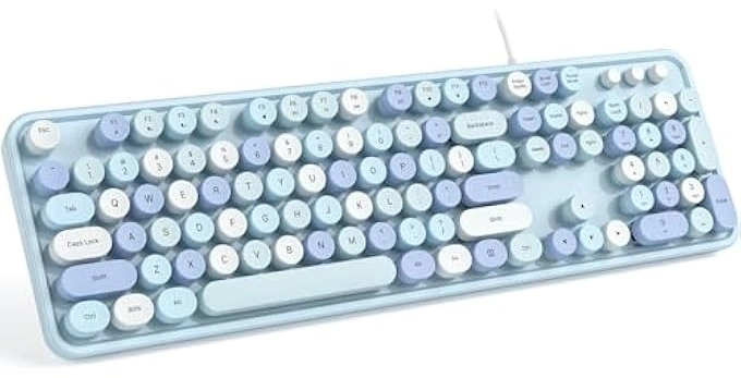Meidosa Retro Typewriter Keyboard - US Wired
