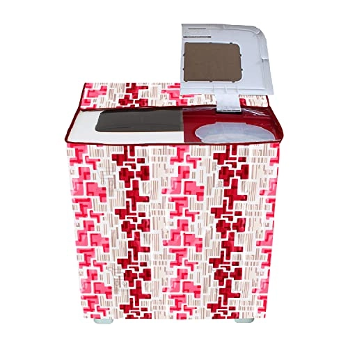 PVC Waterproof Front Load Washing Machine Cover - 5KG to 7.5KG Blue