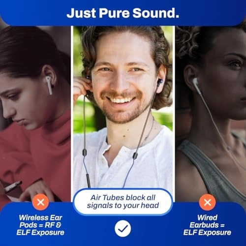 Air Tube Stereo Wired Earbud