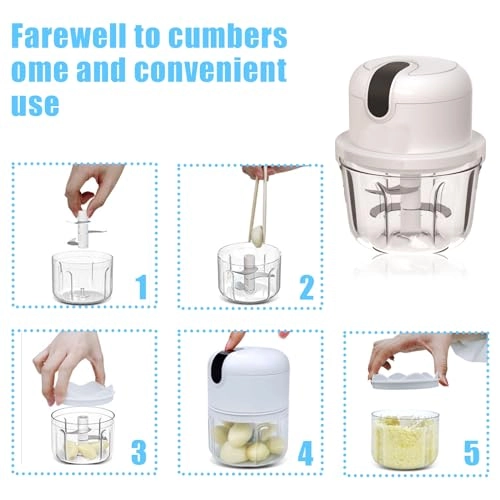 Electric Chopper - 350 ml 250 ml 100 ml USB