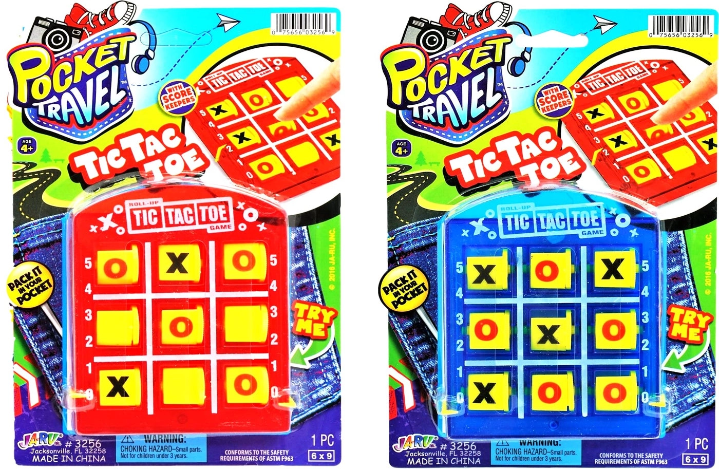 Tic Tac Toe - Portable 2 Pack