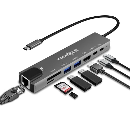 FRONTECH USB-C Hub Docking Station - NC-0059 4K HDMI PD 100W