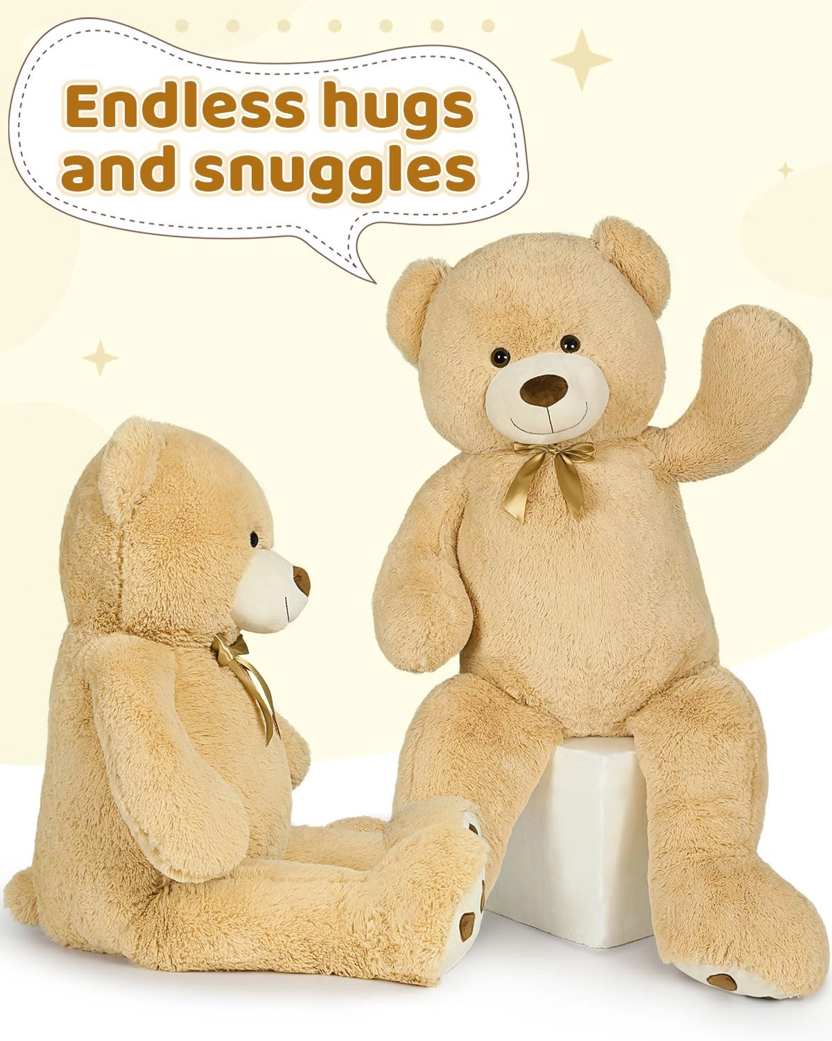 Teddy Bear - 39 inches Gray