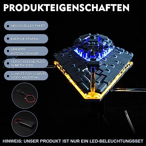 LED Light Set for LEGO Executor Super Star Destroyer 75356 - Copper S'tar Wars 5V