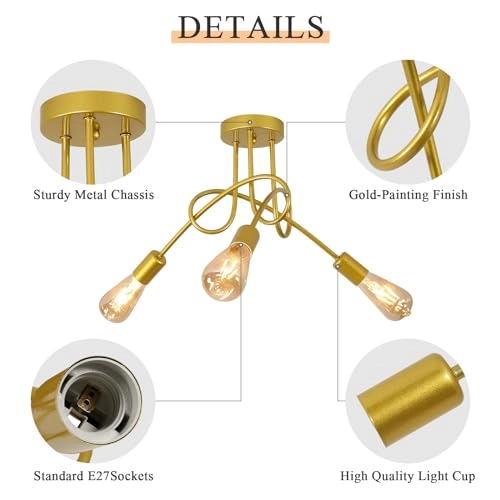 Industrial Chandelier - Dimmable