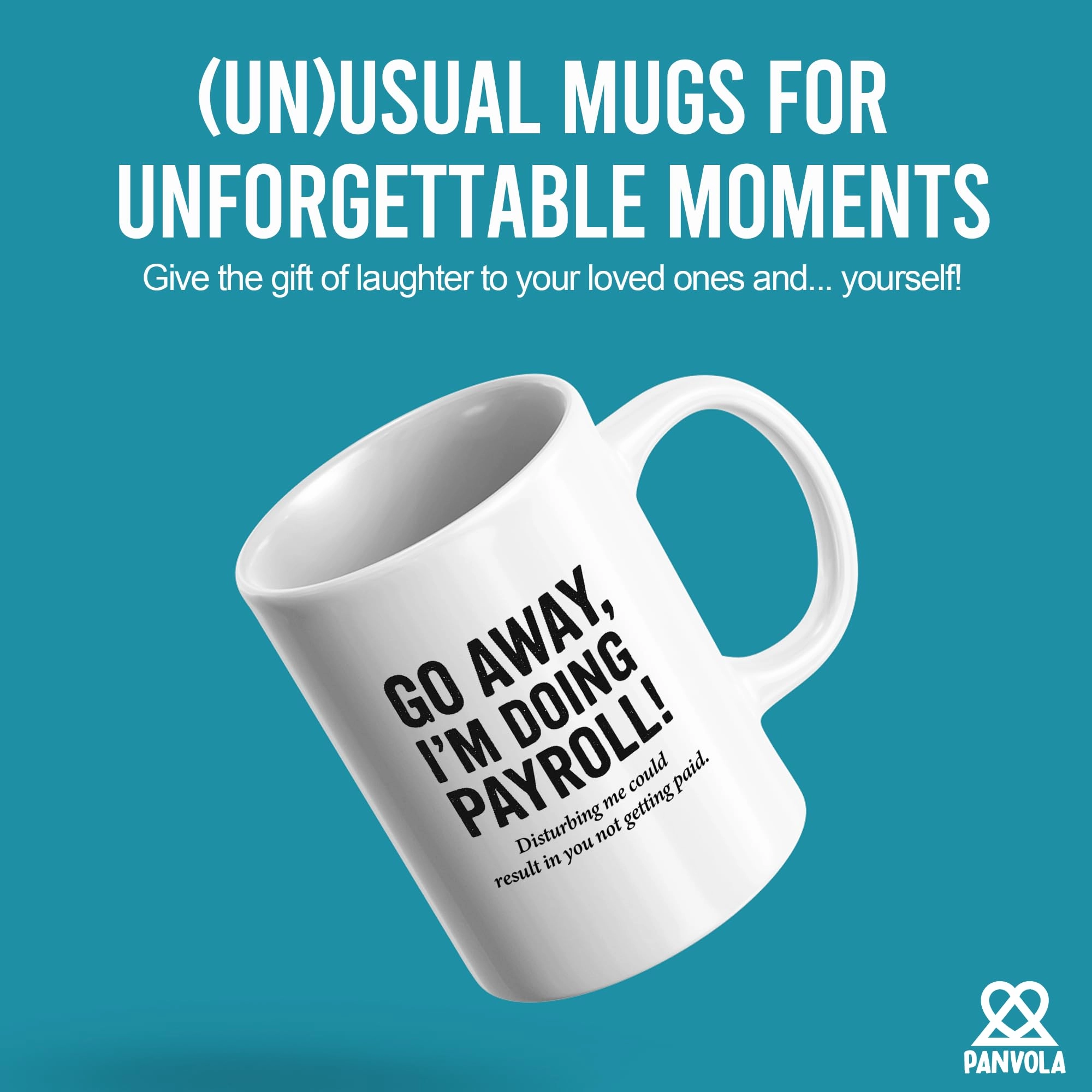 Go Away I'm Doing Payroll Ceramic Mug