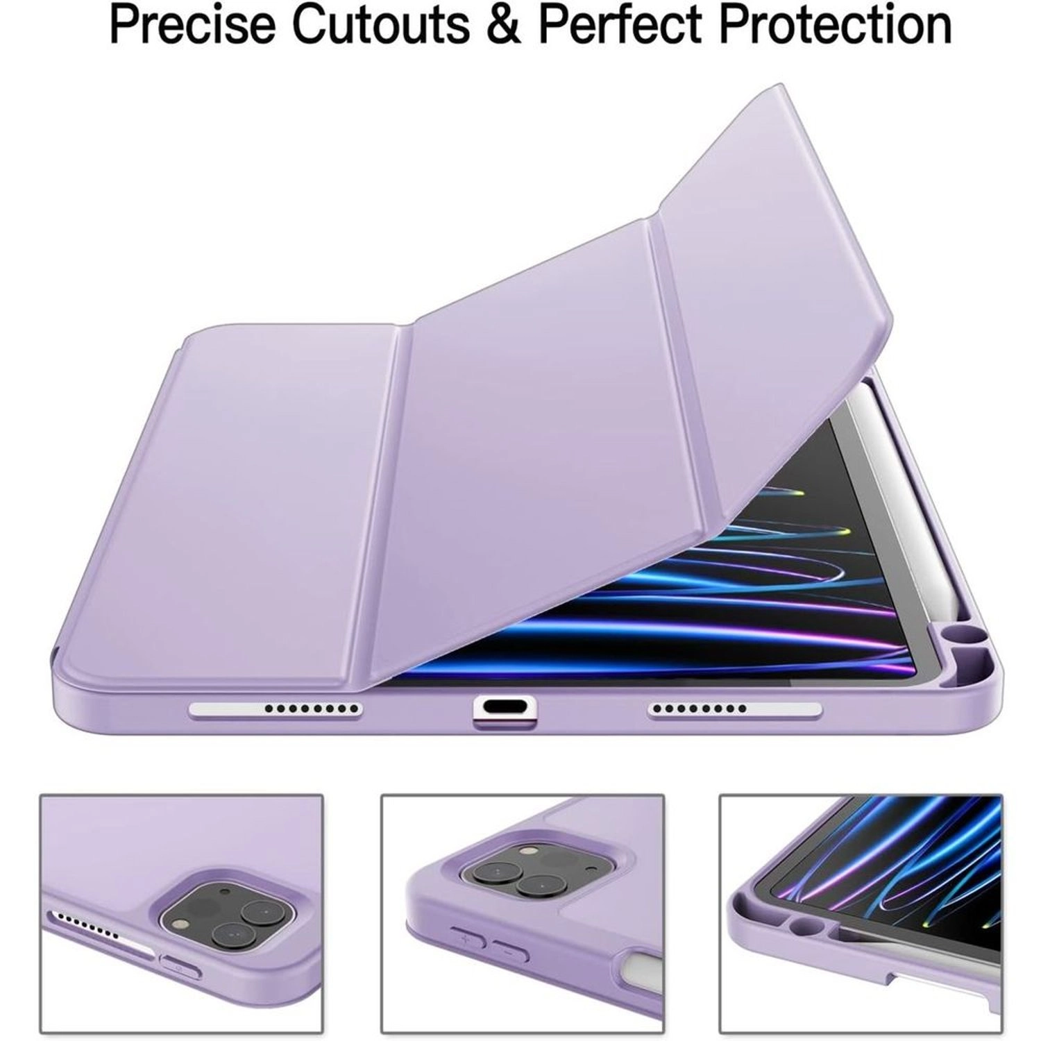 Flip Case with Pencil Holder for iPad 10.2-inch
