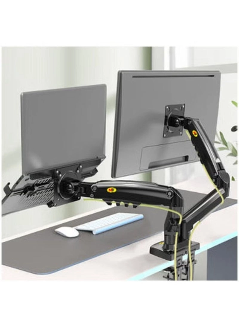 F160-FP - Dual Arm 17-27" 75x75mm & 100x100mm