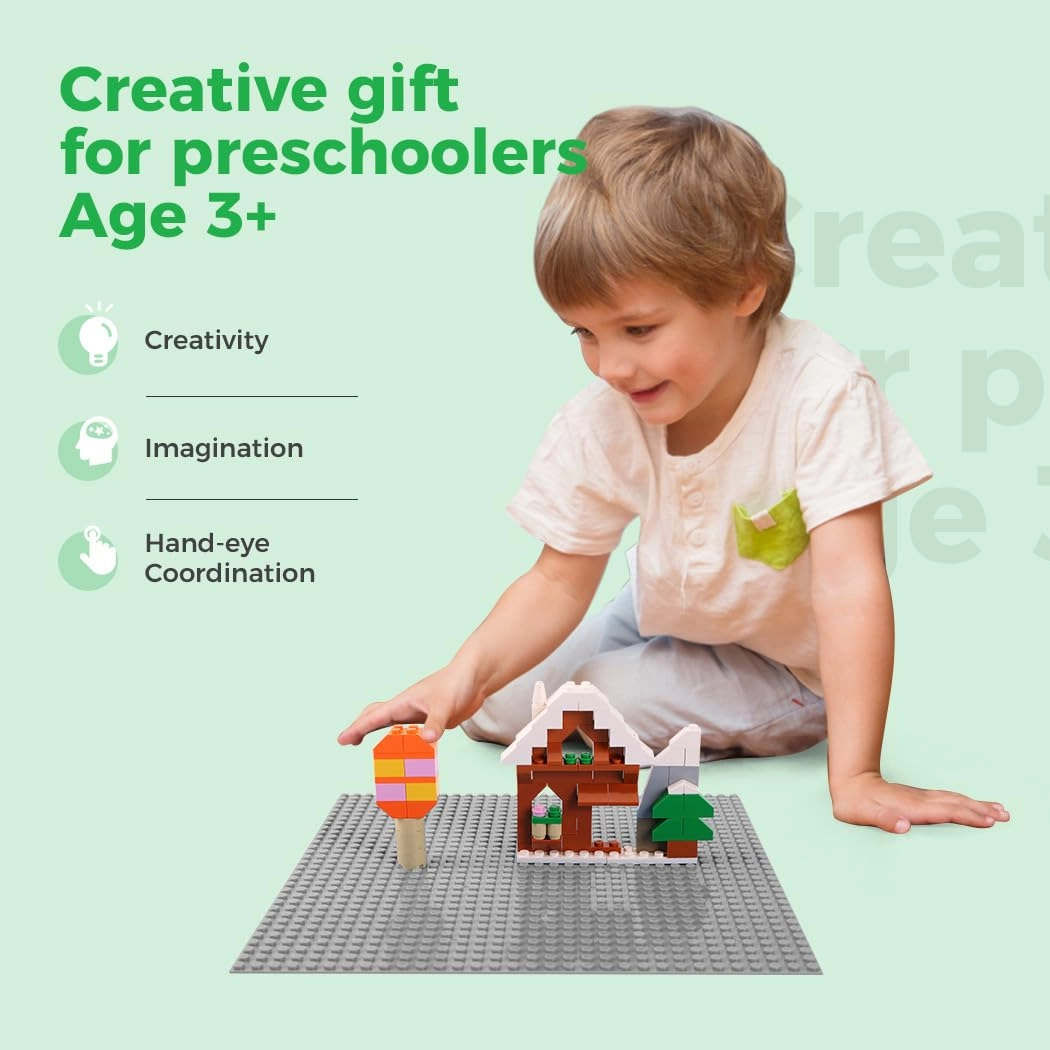 Classic Building Baseplate - 8 pcs