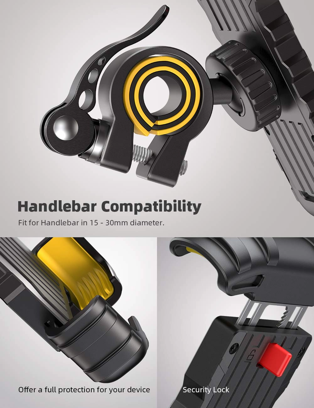 BM02-Y - Adjustable Handlebar Mount