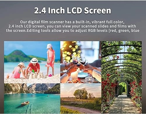 Digital Film Scanner - 120 1080P LCD Screen