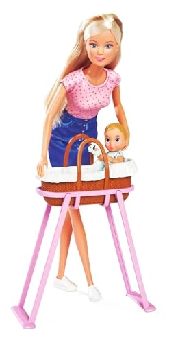 Steffi LOVE Playset - 29 cm includes cradle bathtub potty