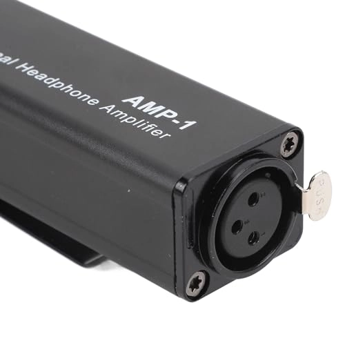 XLR to 3.5mm Headphone Amplifier Converter - Secure Connection No Power Required