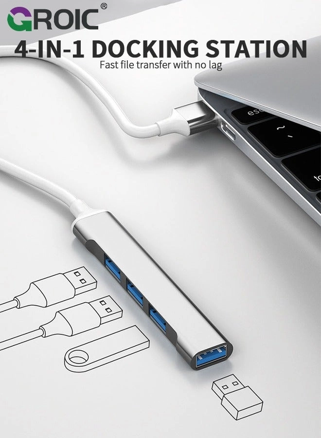 USB Hub - 4-Port 1xUSB3.0 3xUSB2.0
