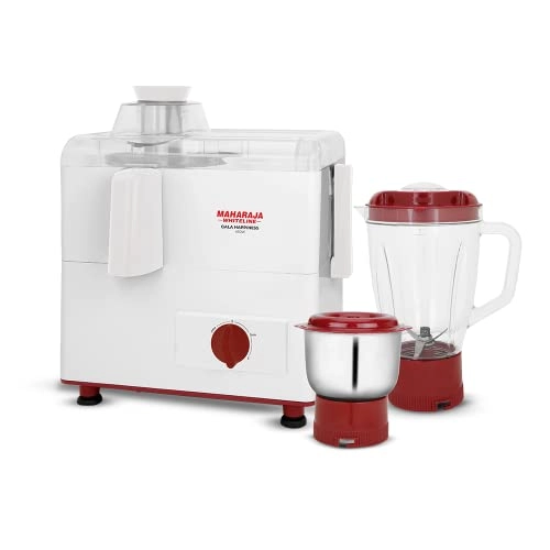 Maharaja Whiteline Gala Happiness Juicer Mixer Grinder - 450 Watts