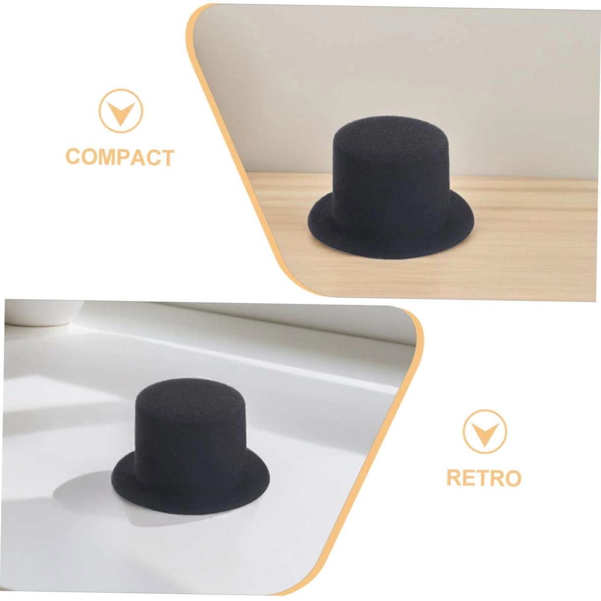 Mini Top Hats - 4Pcs 9.00X9.00X4.50CM