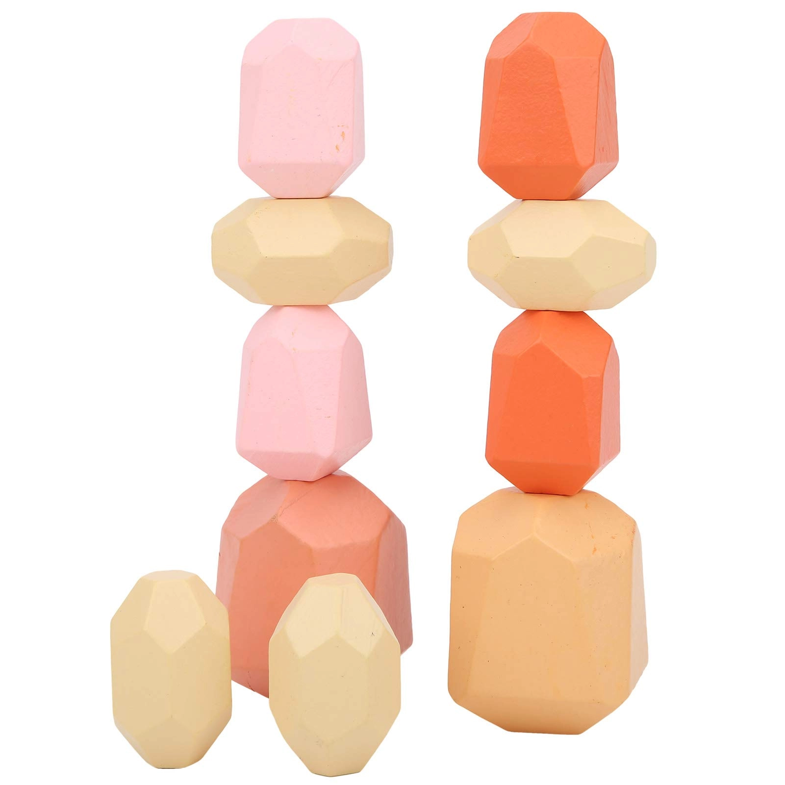 GOTOTOP Wooden Stacking Stones - 3 years+ 10 pieces