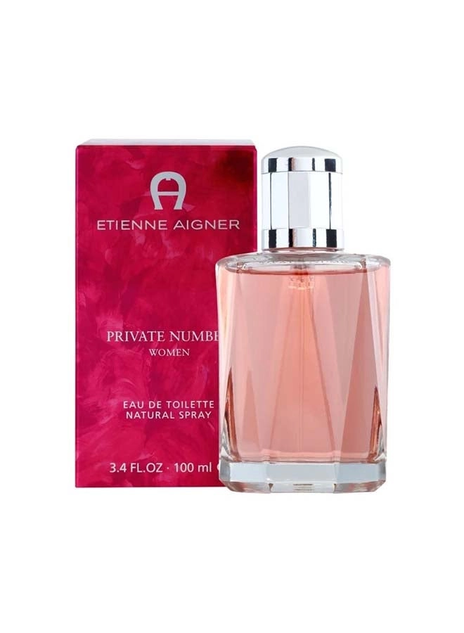Private Number Eau de Toilette 100 ml