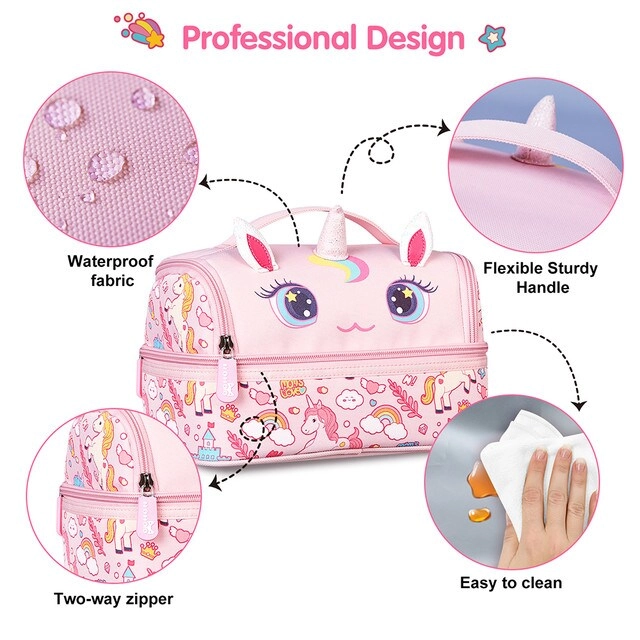 Bento Lunch Bag - Unicorn Dino 7L
