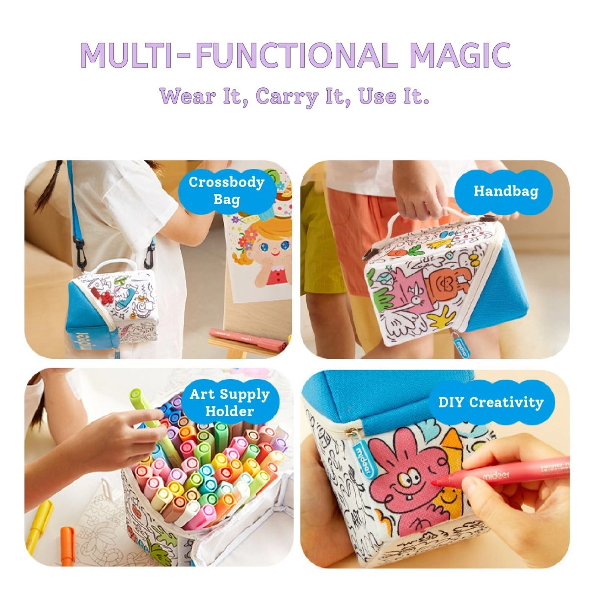 Round Nib Acrylic Markers - Multi Colour Round Nib