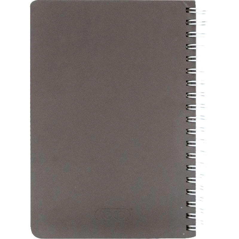 Notebook 19 X 26 cm Spiral - Grid 100 Sheets