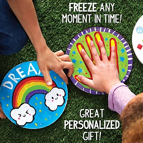 Mix & Mold Your Own & Make 4 DIY Personalized Stepping Stones - Multicolor 4