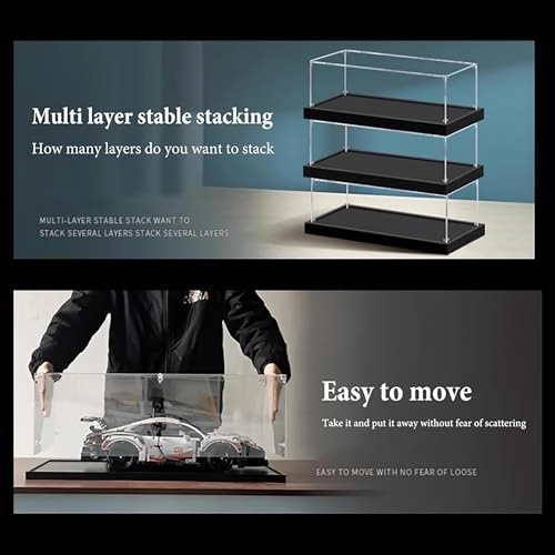 Acrylic Display Case for Lego 21063 Neuschwanstein Castle