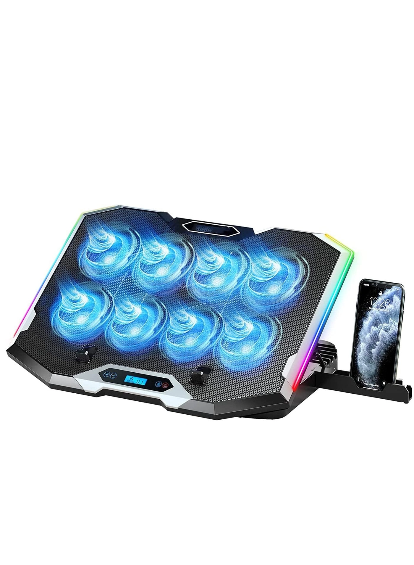 Gaming Laptop Cooling Pad - 8 Cooling Fans