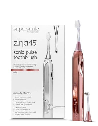 Zina45 - Deluxe Sonic Pulse Rechargeable Silver