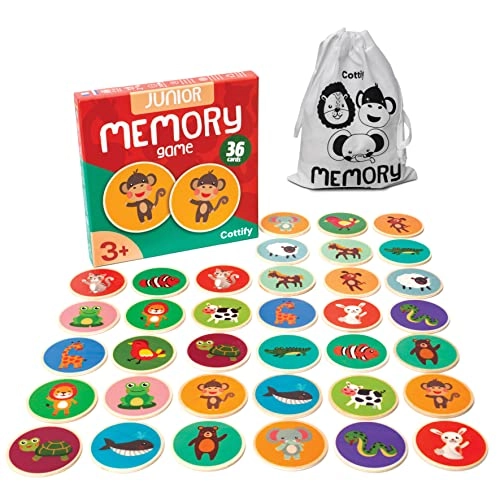 Wooden Matching Game - 2-4 Years 36 pieces
