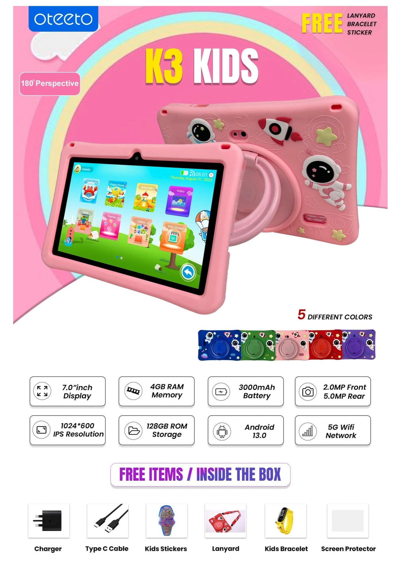 K3 - 4GB 7-inch 128GB