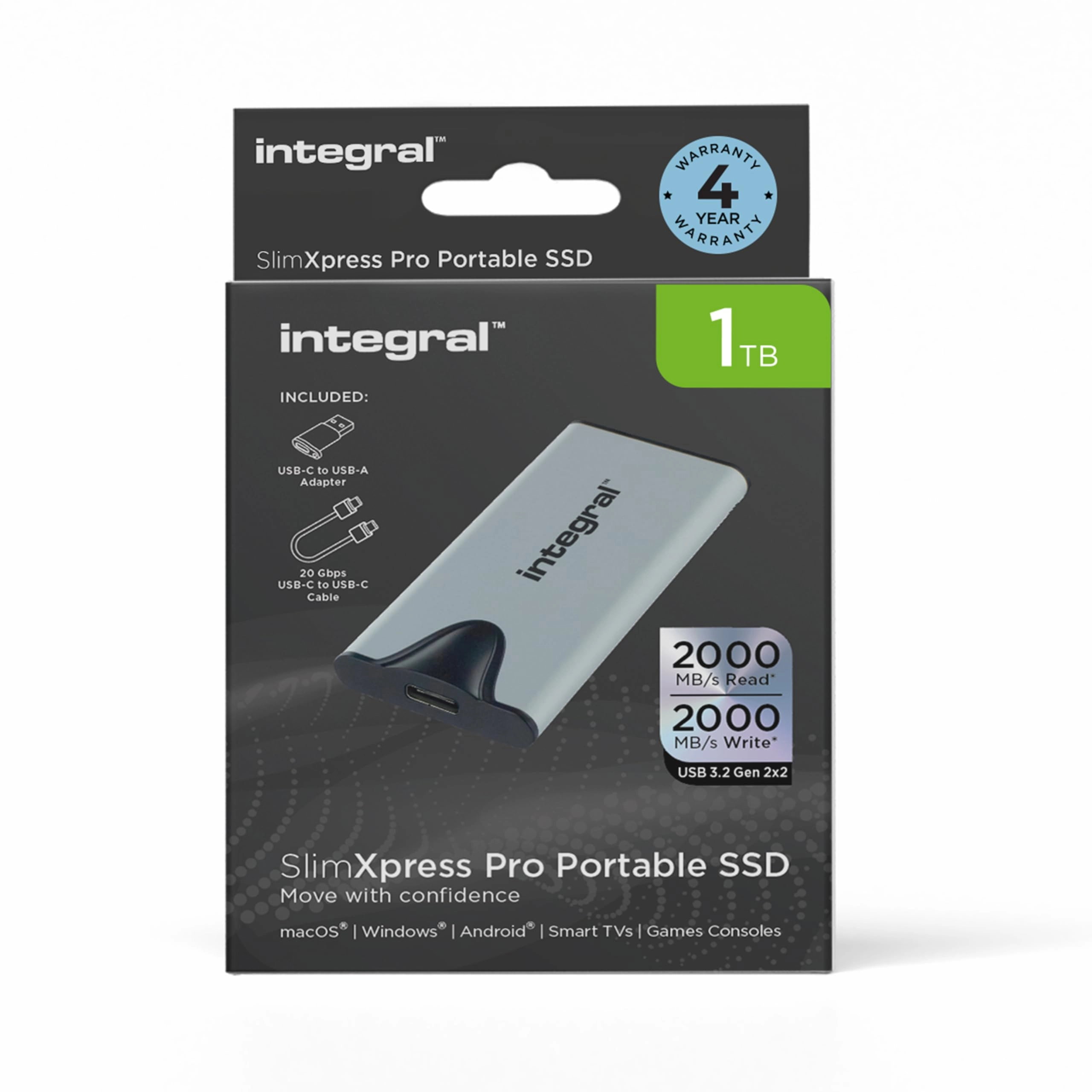 Integral SlimXpress Pro - 4TB