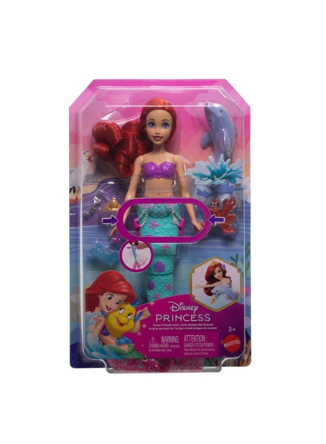 Ariel Doll - Mermaid + Sebastian Figure Ages 3+