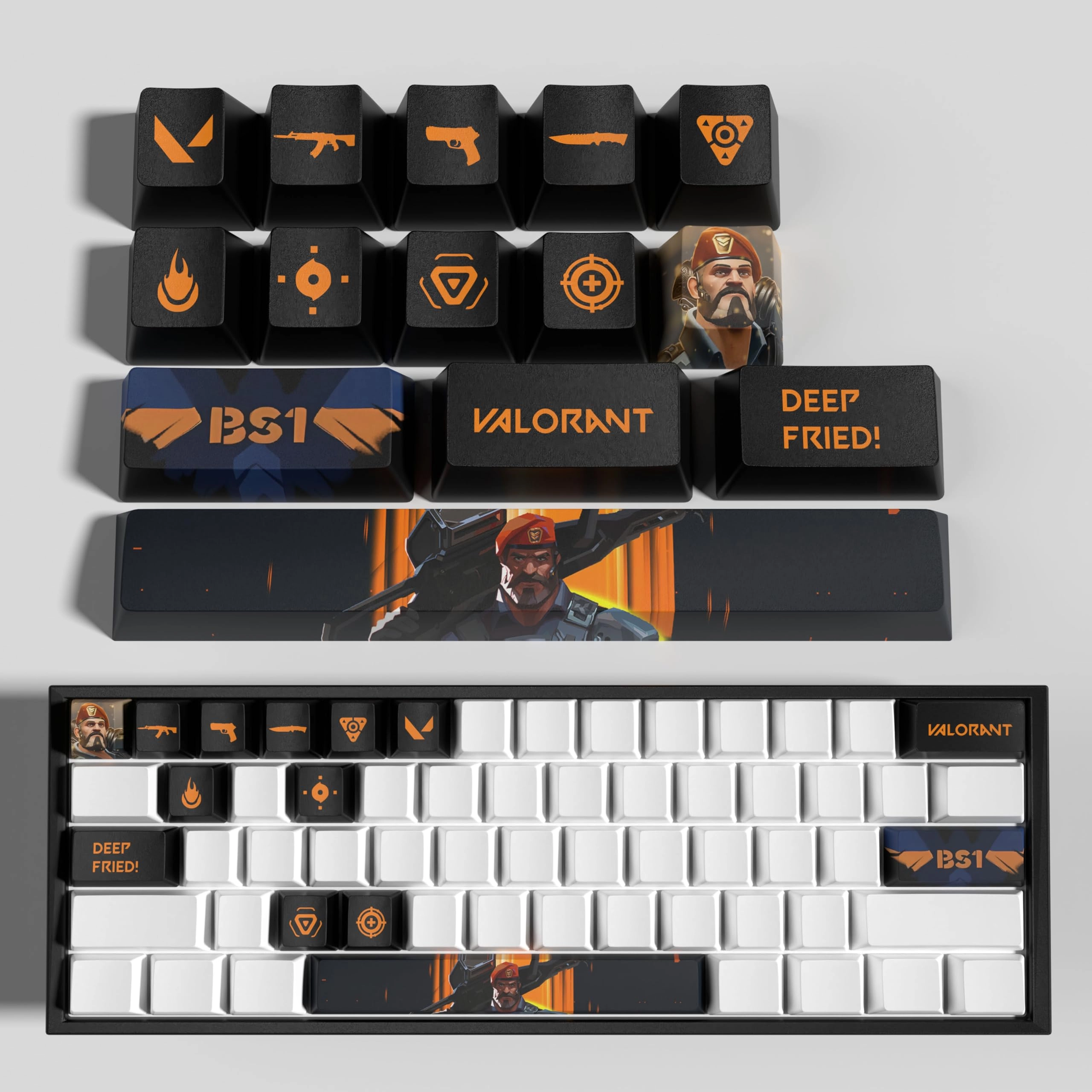 GATOKIT Valorant Custom Keycaps - USB