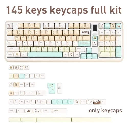 145 Keys PBT Keycaps Set - Keycap Puller