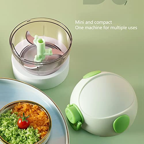 Manual Garlic Chopper - Mini Green
