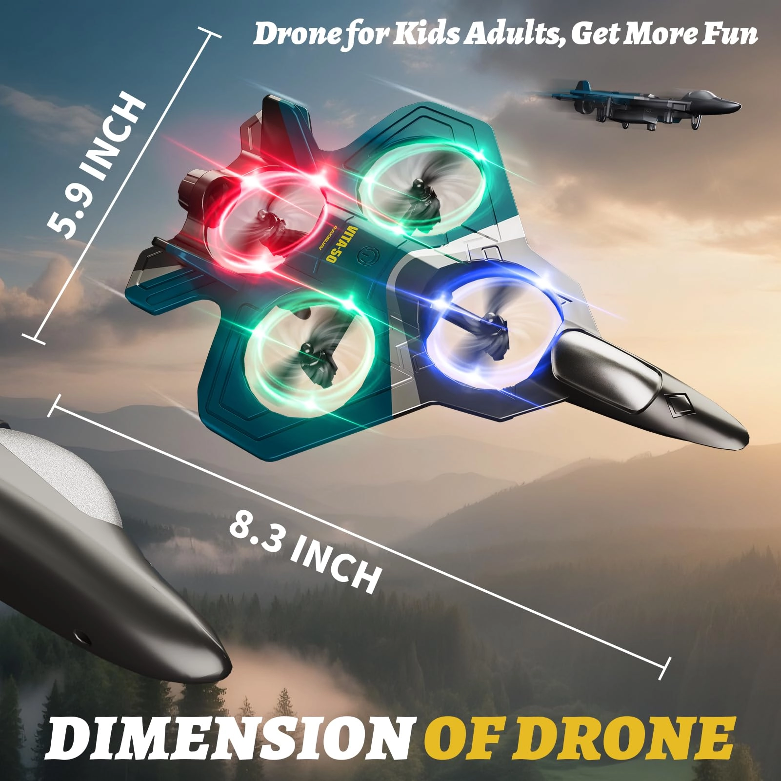 ST-V50 - Foam RC Plane 360° Flip