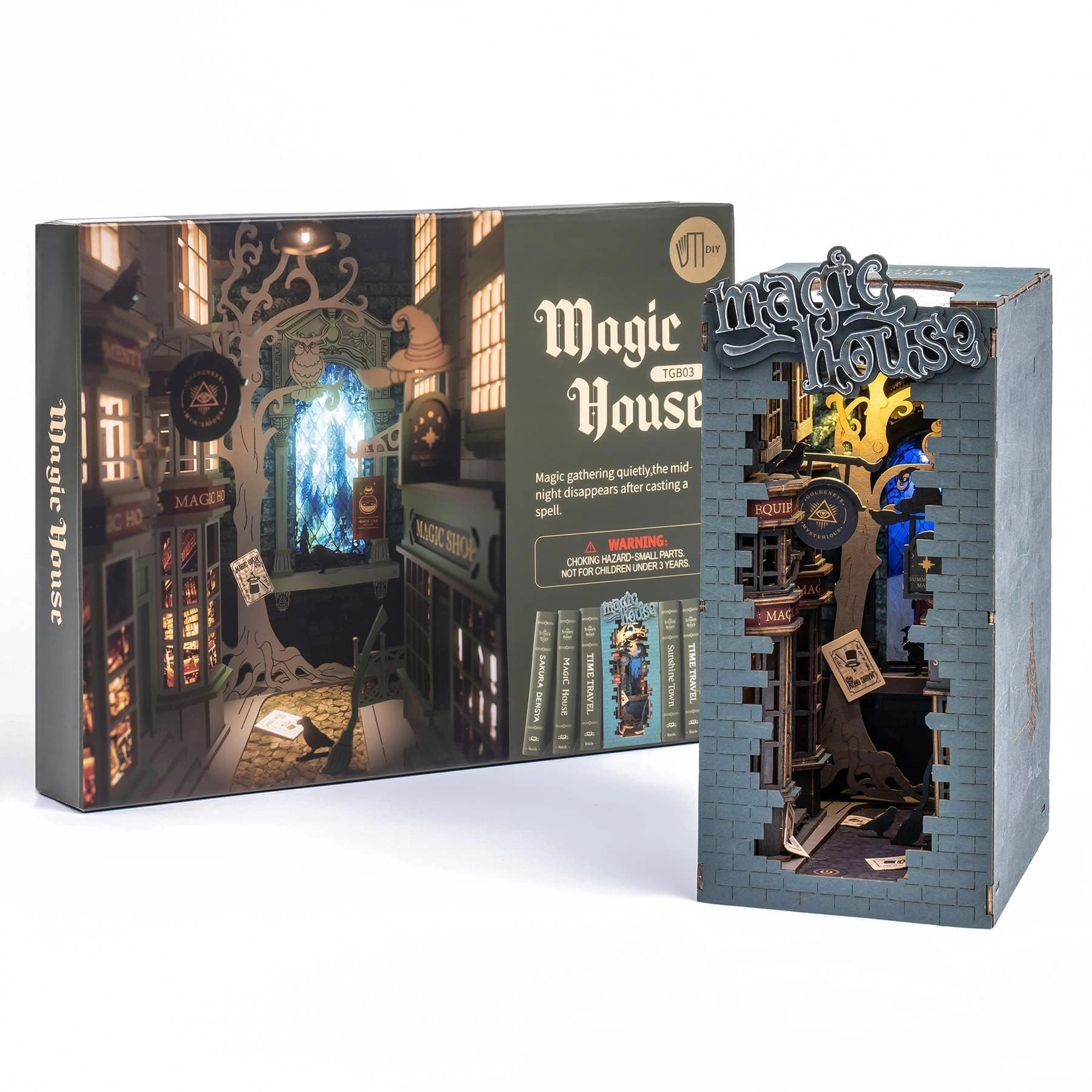 RoWood Book Nook Kit - 216 pcs Building