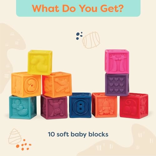 Baby Blocks - 6 months - 8 years 10 pieces