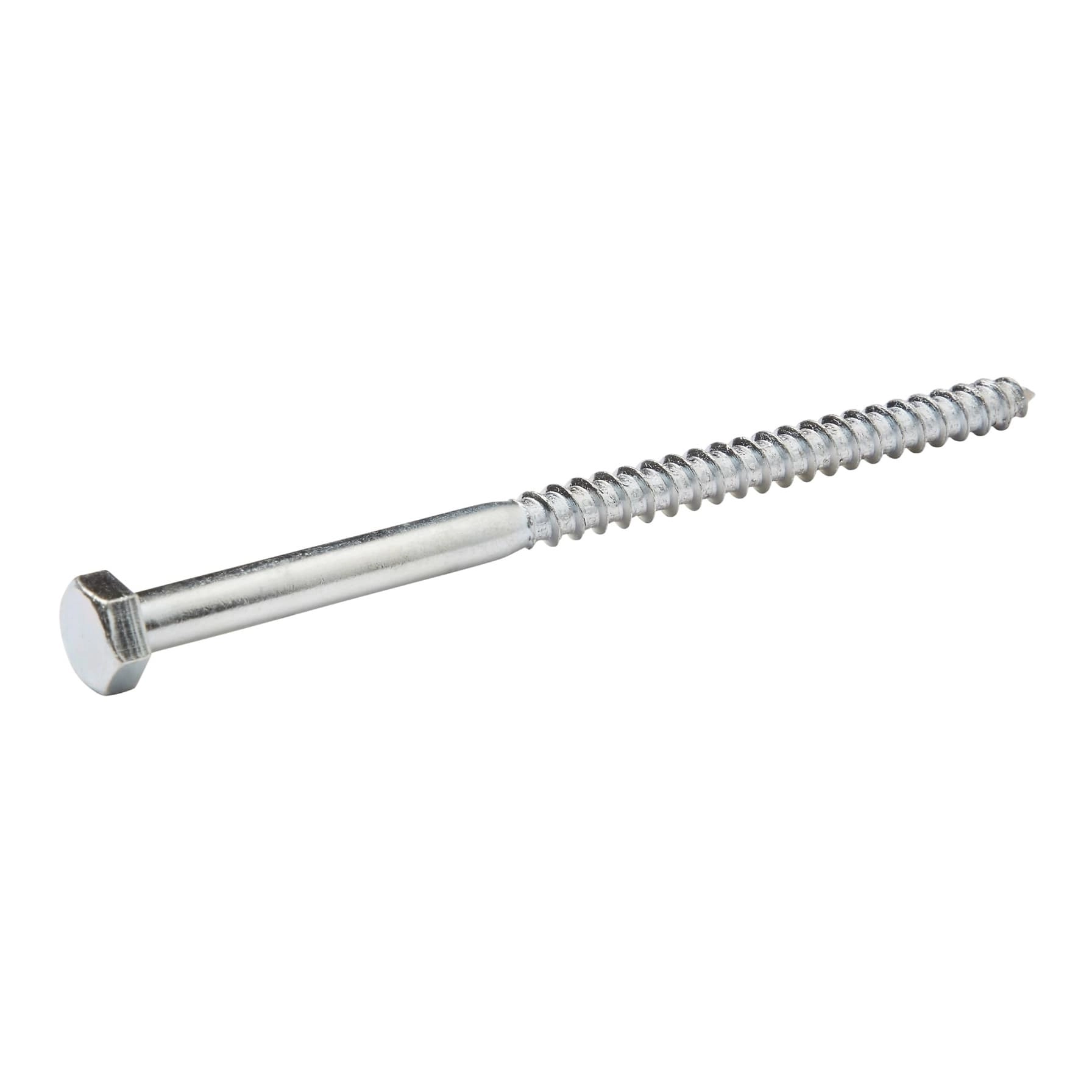 Diall Hex Coach Screw - 140 mm 8 mm
