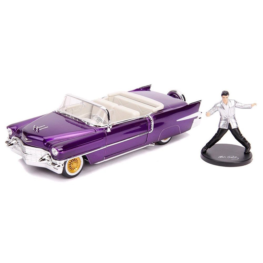 1956 Cadillac Eldorado - Purple with Elvis Figure