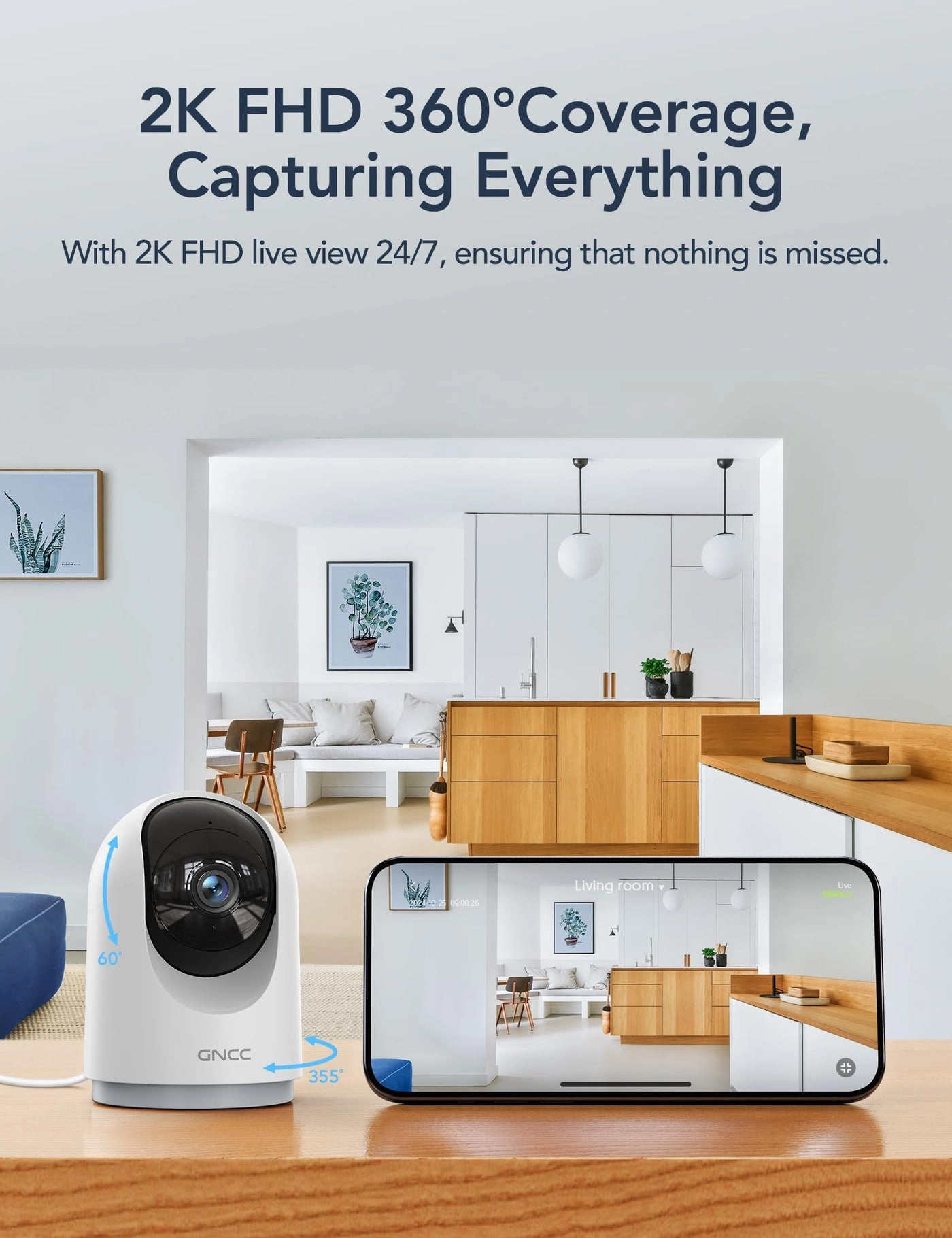 Indoor Security Camera 2K Pack