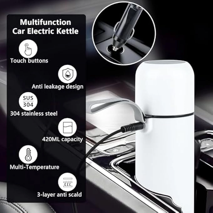 Car Portable Electric Kettle