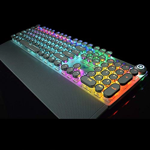 Retro Steampunk Gaming Mechanical Keyboard - Wireless