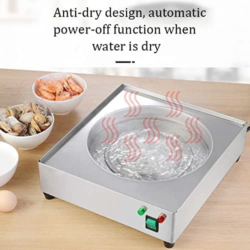 2 Layer Electric Vermicelli Roll Steamer - Stainless Steel Spare Drawer UK Plug
