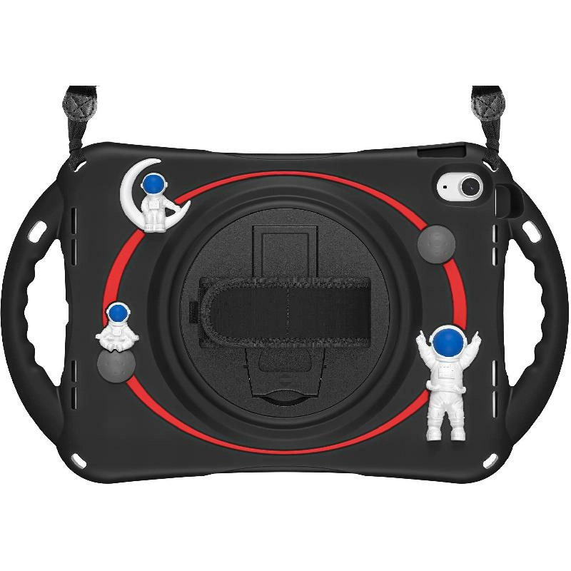 360 Rotation Strap Case with Kickstand and Stylus Pocket for iPad Pro 11-inch (2022, 2021) and iPad Air 10.9-inch (5th Gen)