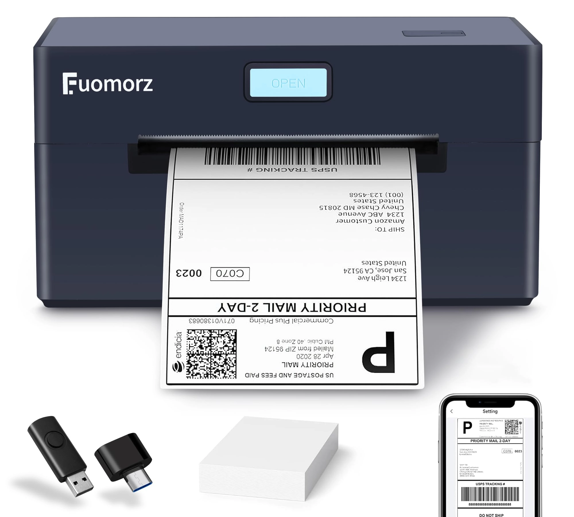Fuomorz POS-9220 - Thermal 4 x 6 inches